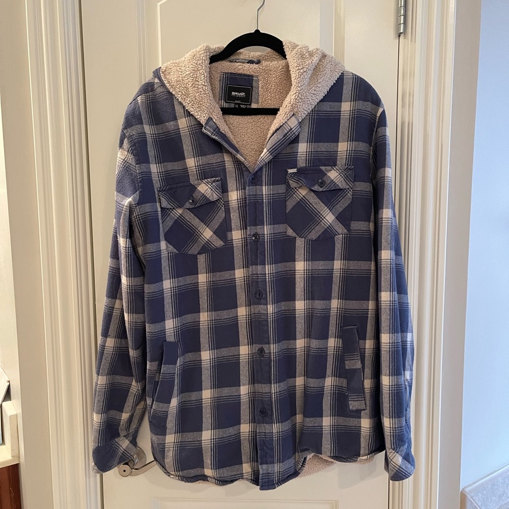 Mens Rip Curl Fleece-Lined Jacket